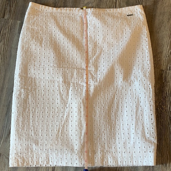 NWOT Nautical Eyelet White A Line skirt - Picture 5 of 6